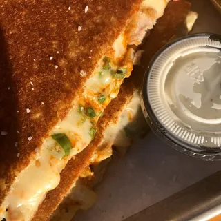 Buffalo Chicken Grilled Cheese