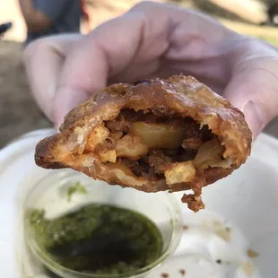 Inside the Chorizo Potato