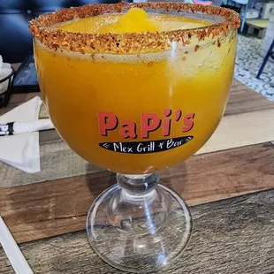 Lime/mango margarita