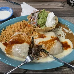 Chicken Fajita Chimichanga