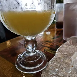 a glass of orange juice