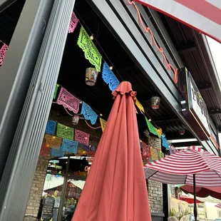 Outside seating
