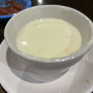 Queso.  A tad watery.