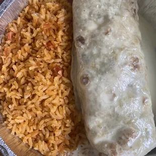 Burrito Del Mar to go