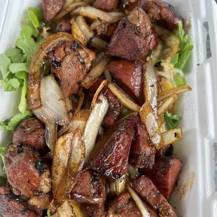 Smoke pork salad