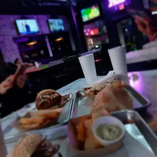 a variety of food items