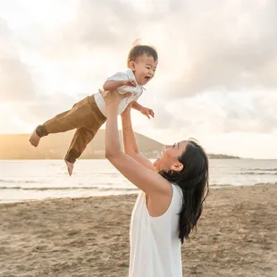 Sunrise Family Beach Photography