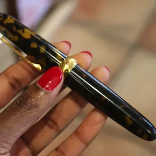 Jean Pierre Lapin tortoiseshell pen.