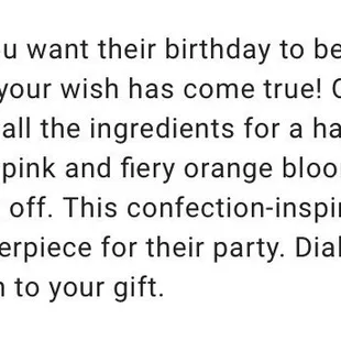 This is the description of the product ordered.