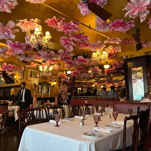 Upstairs dining area