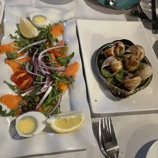 Norwegian Smoked Salmon Carpaccio