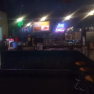 Bar/ food area.