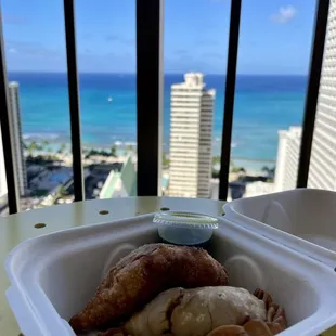 Chicken and beef empanadas.