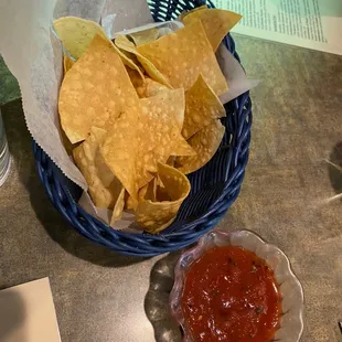Chips and salsa.
