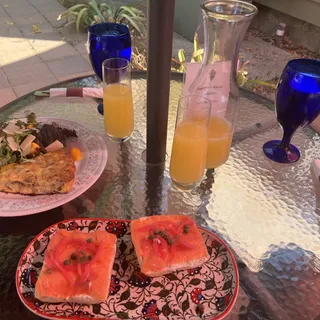 Tartine Au Salmon Fume