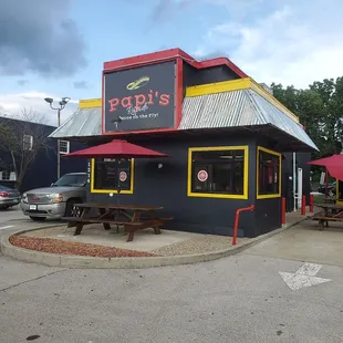 From the street view.