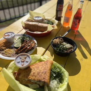 a picnic table