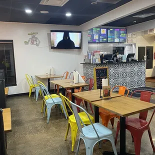 Inside shop