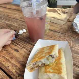 Carne asada quesadilla