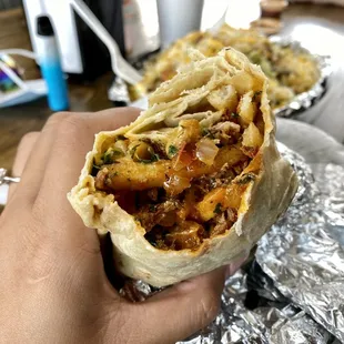 California Burrito with Adobado