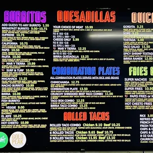 Digital Menu