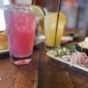 Prickly Pear margarita &amp; mimosa at Brunch!