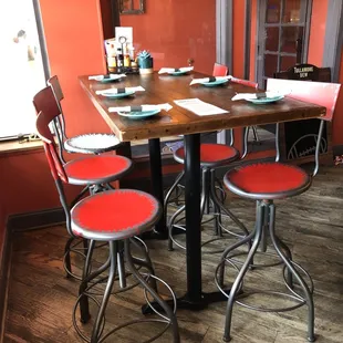 Inside seating