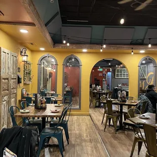 The dining room