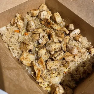 Chicken plate (they were out of vegetables)