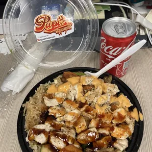 Chicken Bowl w/extra garlic butter