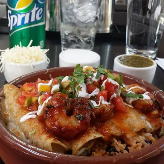 Shrimp Enchiladas