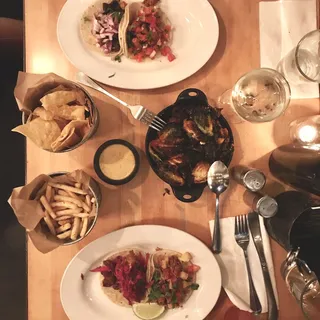 Papa con Chorizo Quesadilla