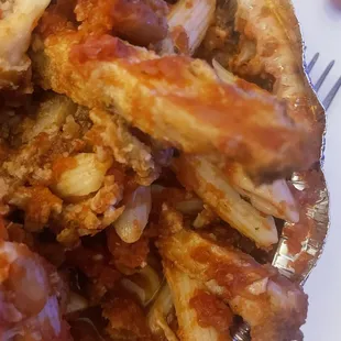 Precooked chicken strips