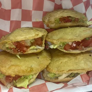 5 gorditas $15