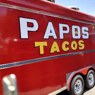 Back of food truck