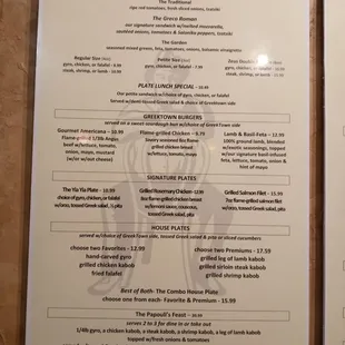 Fall into Winter Menu 1