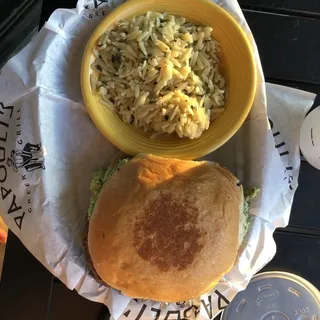 Lamb and Feta Burger