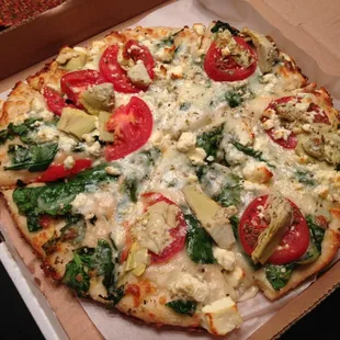 Greek style pizza