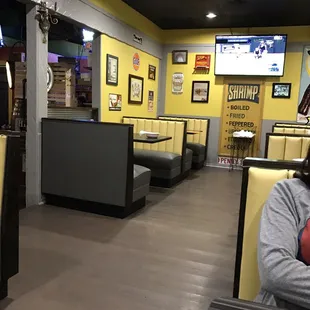 Back room dining area.