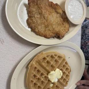 Belgian Waffle with Fried Chicken