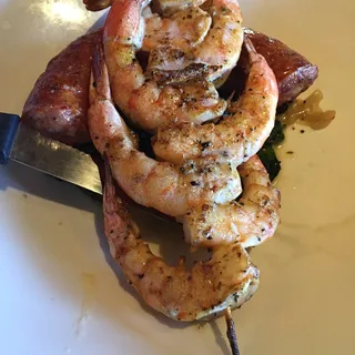 Grilled Shrimp & Andouille Sausage