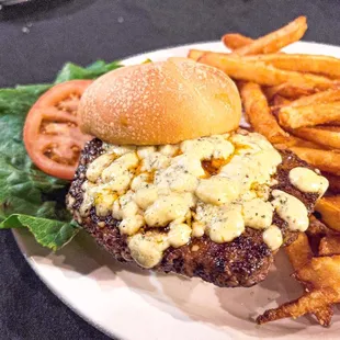 Black And Blue Burger