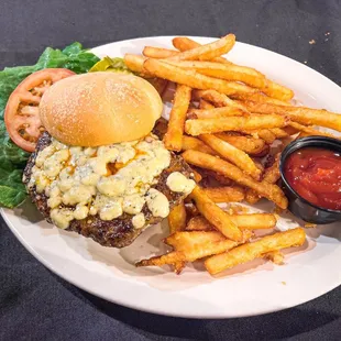 Black And Blue Burger