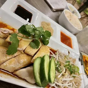 Hainanese Chicken Rice Set