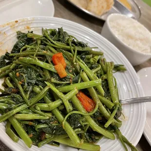 Sambal Fried Water Spinach