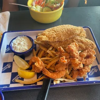 Fried Shrimp & Catfish Combination