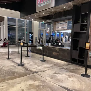 the inside of a restaurant