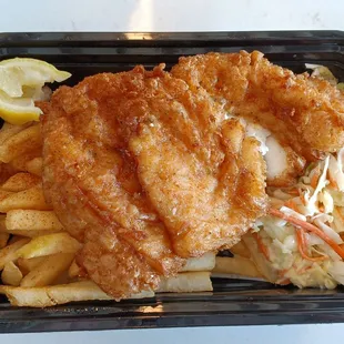 seafood, fish and chips, fish, food