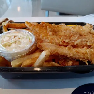 fish and chips, fish, seafood, food
