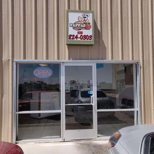 Store front.